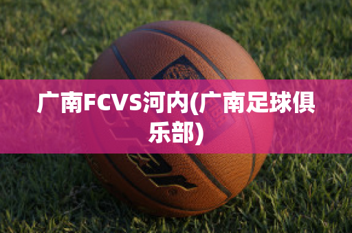 广南FCVS河内(广南足球俱乐部)